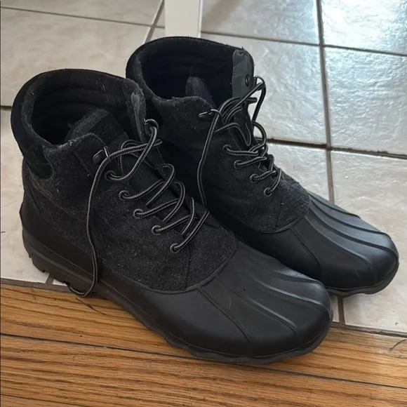 Sperry | Shoes | Sperry Black Rain Snow Boots Waterproof  display picture 1